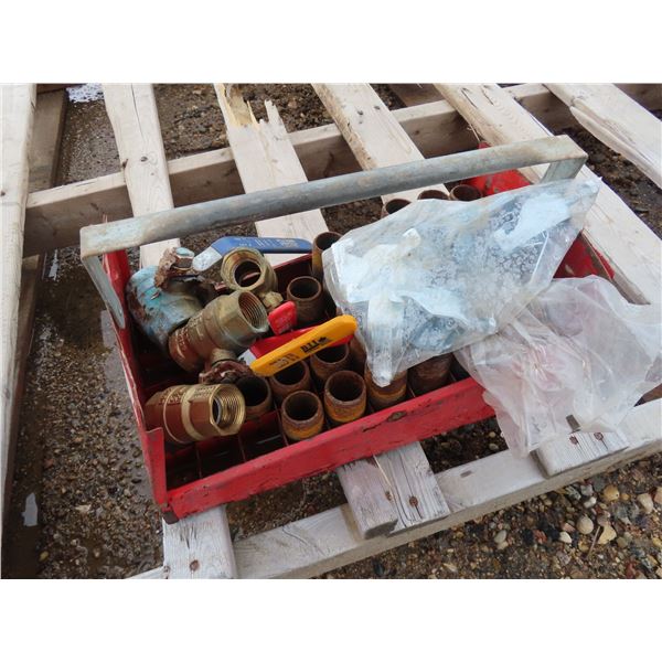 toolbox with assorted fittings