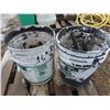 Image 1 : two 5 gallon pails of assorted pipe fittings