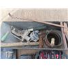 Image 5 : tin tub with skil drill , sledge , tool kit Bosch battery charger