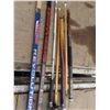 Image 3 : pool cues , deep water fishing rod , hockey sticks