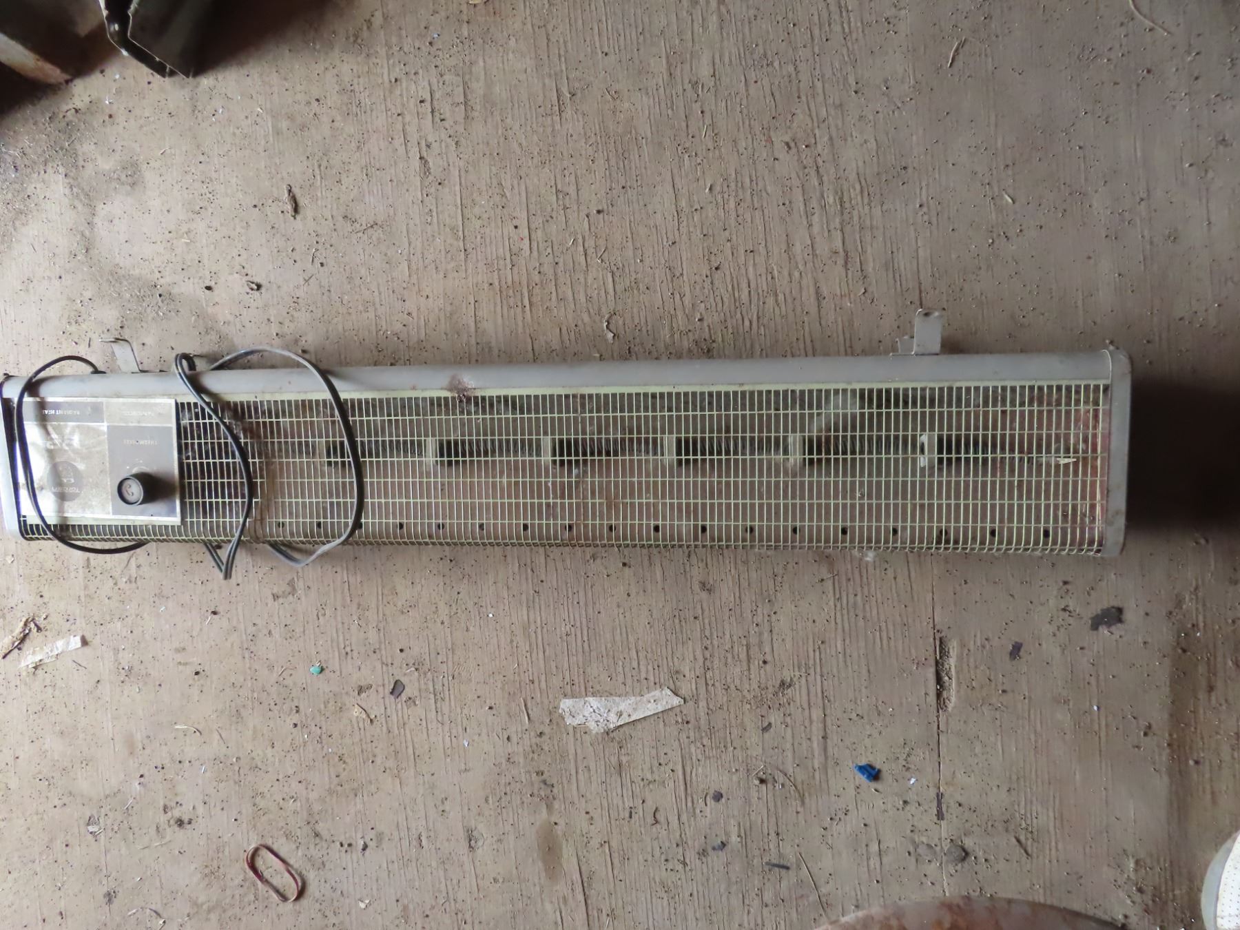 old baseboard heater