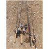 Image 4 : lot of rods and reels