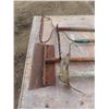 Image 2 : two rakes scraper and hoe