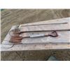 Image 3 : pitch fork , shovel , spade and tiller