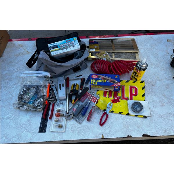 Box of miscellaneous tools etc.