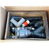 Image 4 : Box of plumbing, watering parts & garden shears