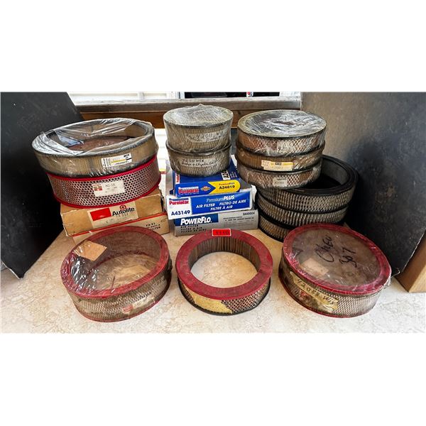 Large lot of air filters