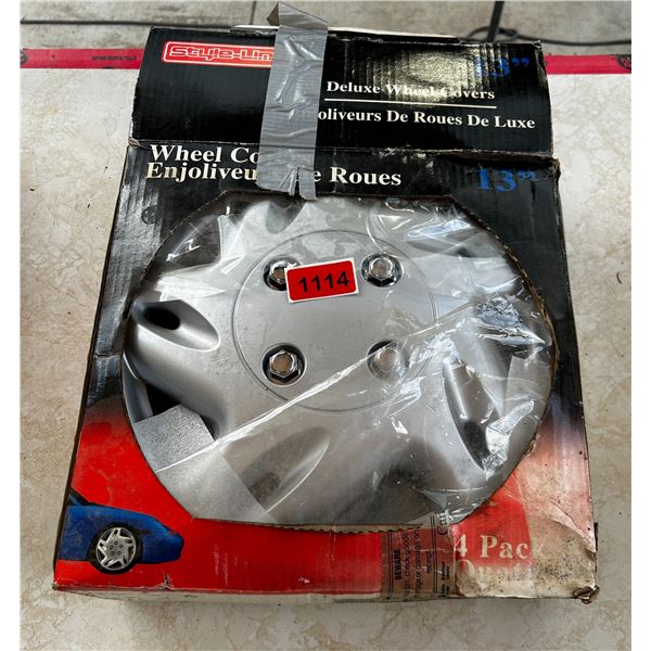 Pkg of 4 - 13” hubcaps