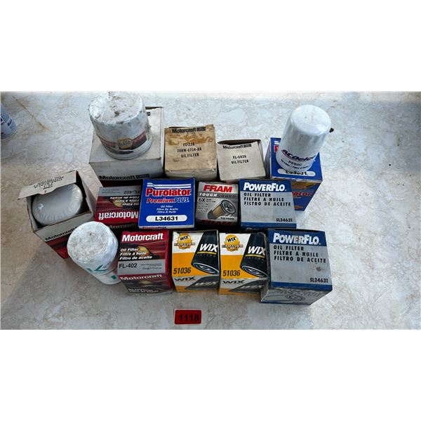 Box of oil filters