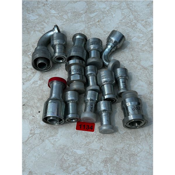 Box of hydraulic fittings