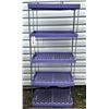 Image 1 : Purple shelf unit