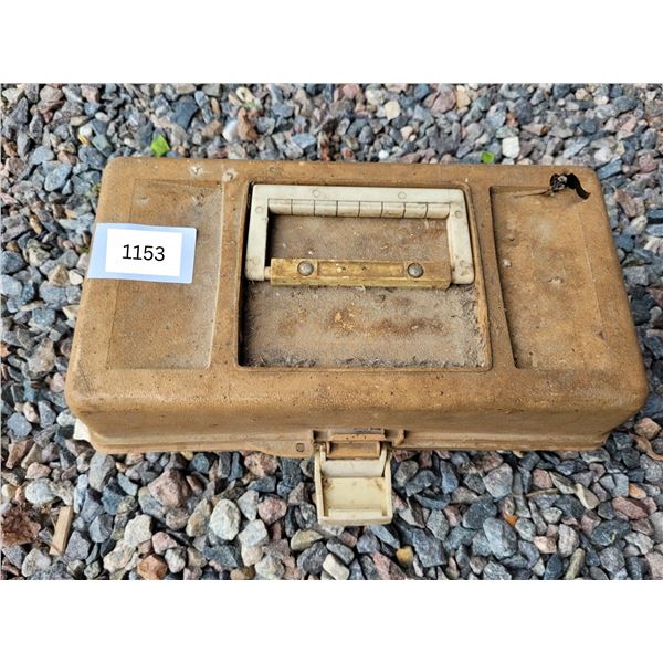 tackle box full of lures and extras