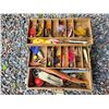 Image 2 : tackle box full of lures and extras