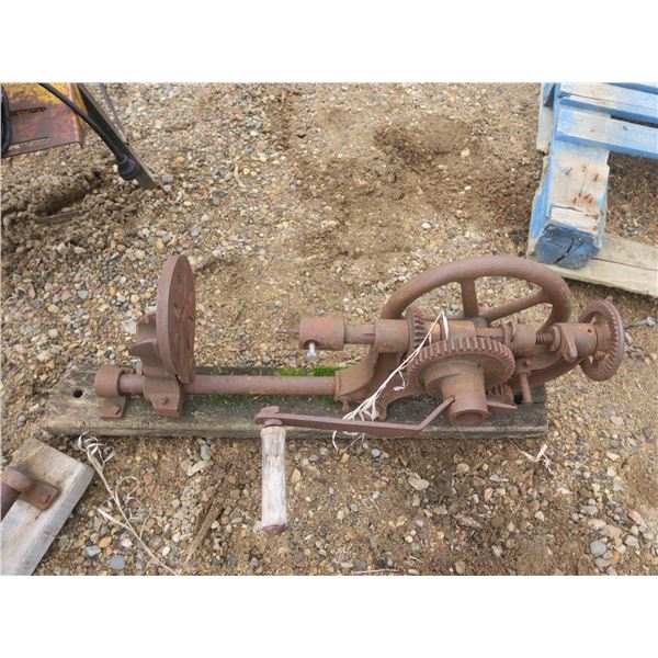 antique Blower & Forge Co. #146 post drill - seized