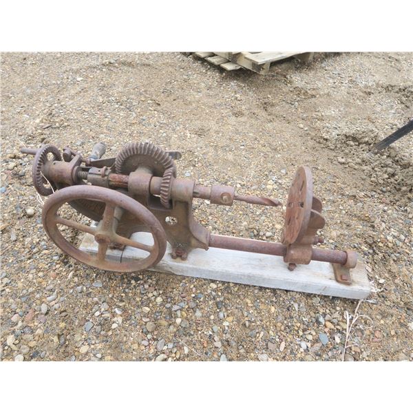 antique Blower & Forge Co. #612 post drill - seized