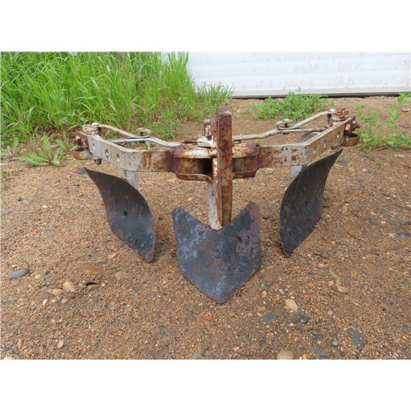 three spade utility tractor pull behind hoe