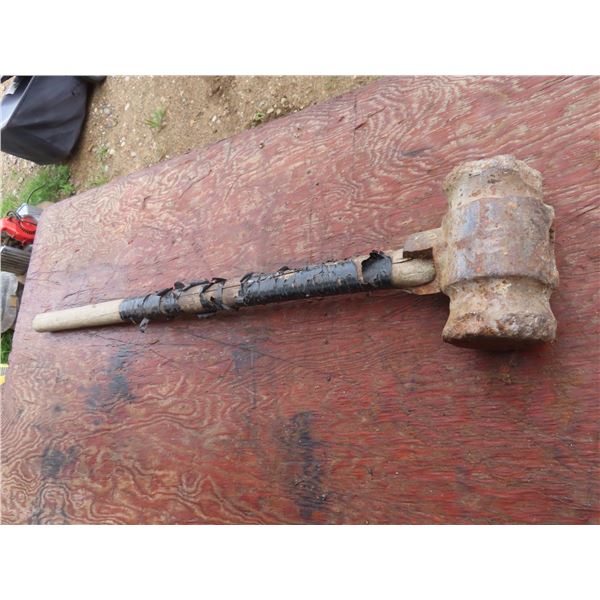 large antique mallet
