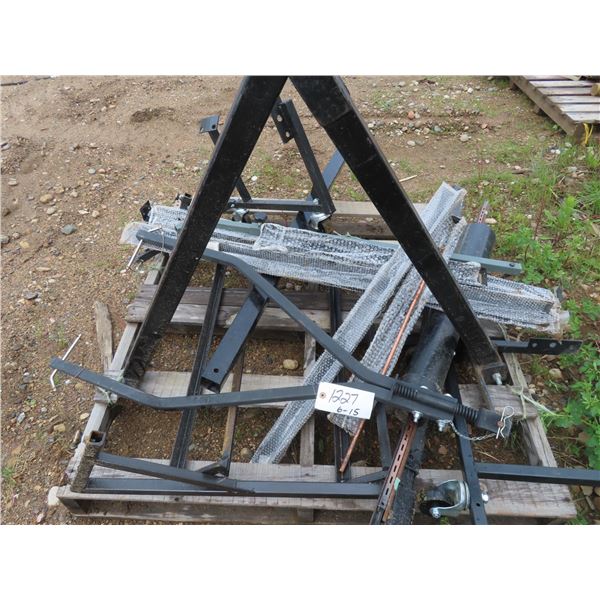 misc. shelving or trailer attachment unassembled