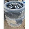 Image 1 : set of three 255-45-R20 tires on American racing rims