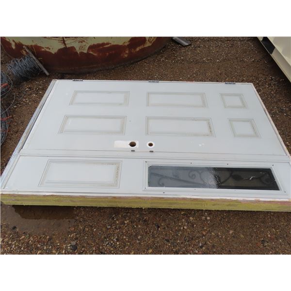 door and frame with side window 51.5x82"