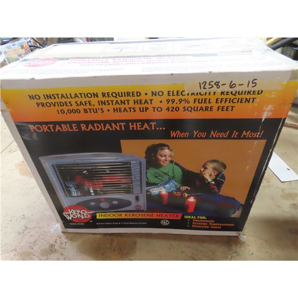 new in box kerosene heater