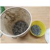 Image 2 : pail of nails 1.5" and chain in pail