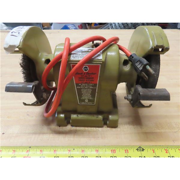 black and decker bench grinder
