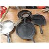 Image 1 : lot of cast iron fry pans