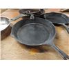 Image 3 : lot of cast iron fry pans