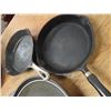 Image 2 : lot of cast iron frying pans