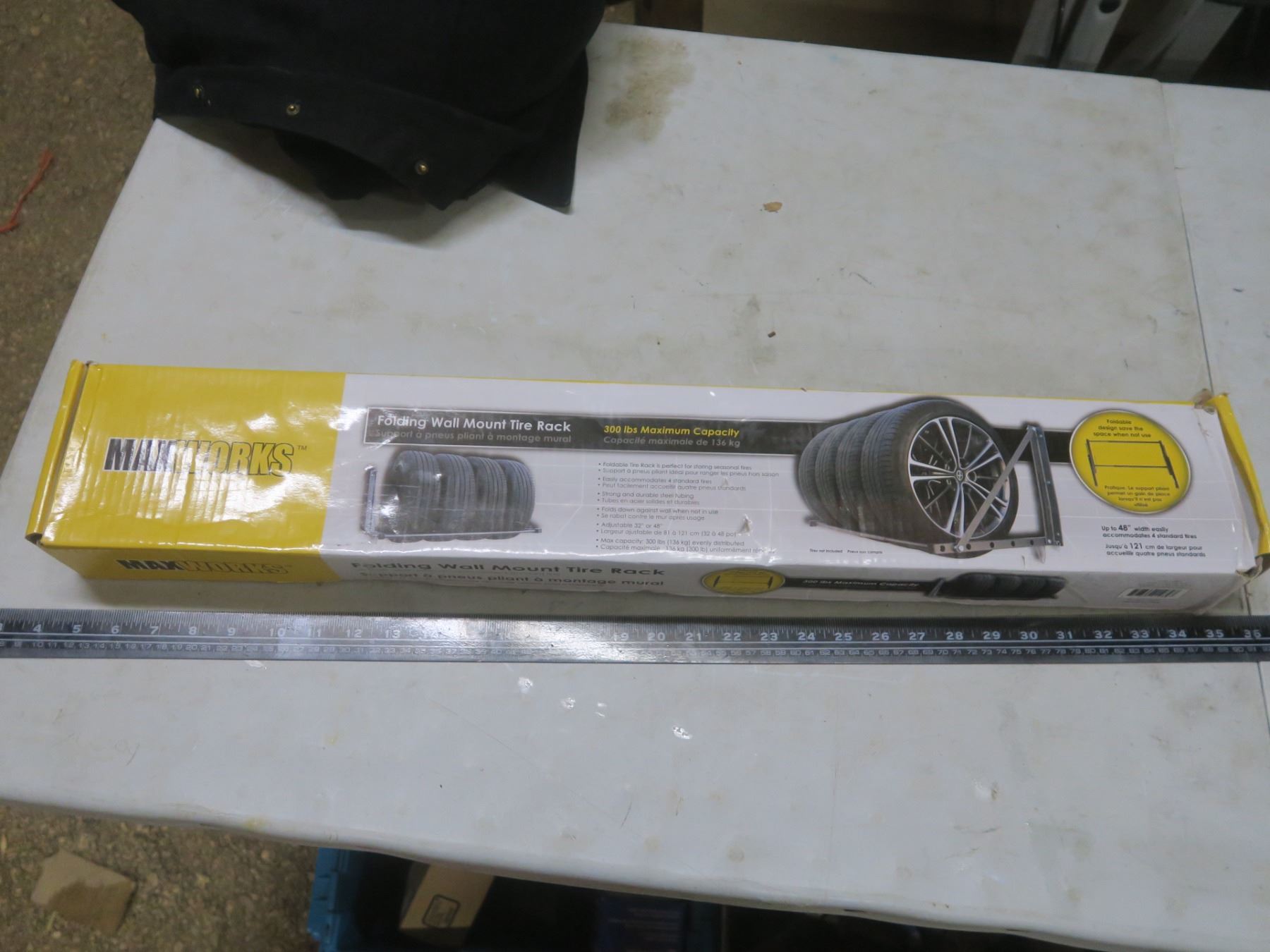 folding wall mount tire rack - Schmalz Auctions