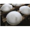 Image 2 : set of 4 dome light fixtures - 12"W