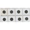Image 2 : Lot of 8 2012 and 2013 canadian quarters 4- coloured and 4- non- coloured