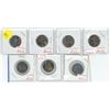 Image 1 : Lot of 7 canadian quarters 2012, 2013 and 2011 ( coloured/ non-coloured)