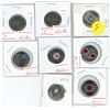Image 1 : Lot of 8 canadian quarters of various years ( coloured/non-coloured)