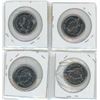 Image 2 : Lot of 4 , 2017 canadian 50 cent coins