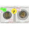 Image 1 : Lot of 2 , 2019 D-day toonies- coloured/non-coloured