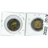 Image 2 : Lot of 2 (2018 armstice rememberc and 2022 50 years ANS toonies- coloured