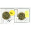 Image 1 : Lot of 2, 2017 toronto maple leaf loonies
