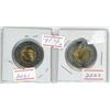 Image 2 : Lot of 2, 2021 insuline toonies- coloured/non-coloured