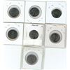 Image 2 : Lot of 7 canadian coloured quarters of various years