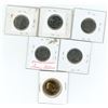Image 2 : Lot of 5, 25 cent coins and one 1992 one dollar coin