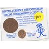 Image 1 : 1966 decimal currency 30th anniversary of first penny and last cent coin