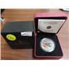 Image 1 : 2005 downy woodpecker canadian 25 cent coin  with certificate of authenticity