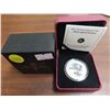 Image 1 : 2011 black- capped chickadee canadian 25 cent coloured coin  with certificate of authenticity