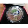 Image 2 : 2011 black- capped chickadee canadian 25 cent coloured coin  with certificate of authenticity
