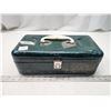 Image 4 : Green metal tackle box, c/w accessories