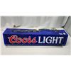Image 1 : Large "Coors Light" hanging fluorescent light - 38"W x 11"D x 8"H