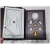 1994 Double dollar proof set. Includes Dog Sled team silver dollar & War Memorial loonie