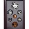 Image 2 : 1994 Double dollar proof set. Includes Dog Sled team silver dollar & War Memorial loonie